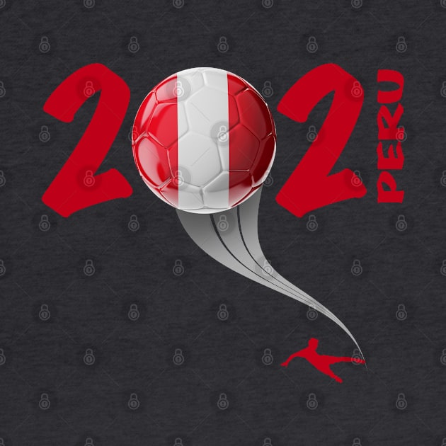 Peru Copa America Soccer 2021 by DesignOfNations